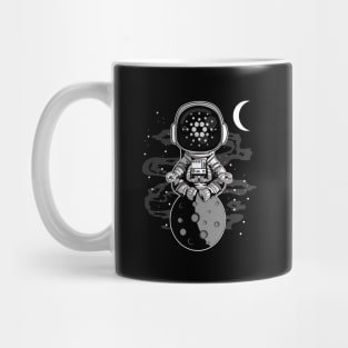 Astronaut ADA Cardano Coin To The Moon Crypto Token Cryptocurrency Wallet Birthday Gift For Men Women Kids Mug